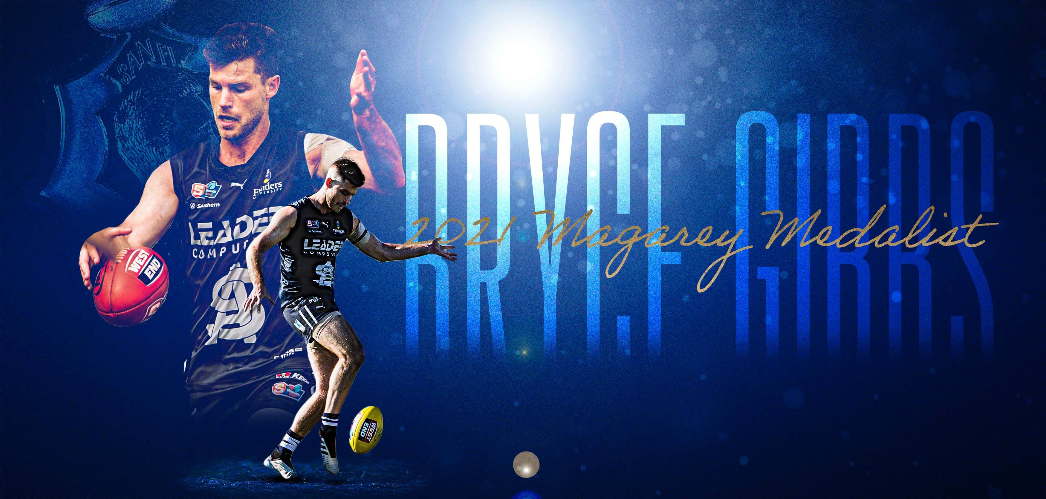 Bryce Gibbs claims 2021 Magarey Medal Bryce Gibbs claims 2021 Magarey Medal